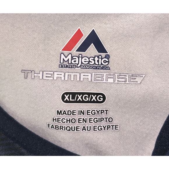 NWT New England Patriots NFL Majestic Thermabase Blue Sweatshirt Men's XL - Picture 7 of 8